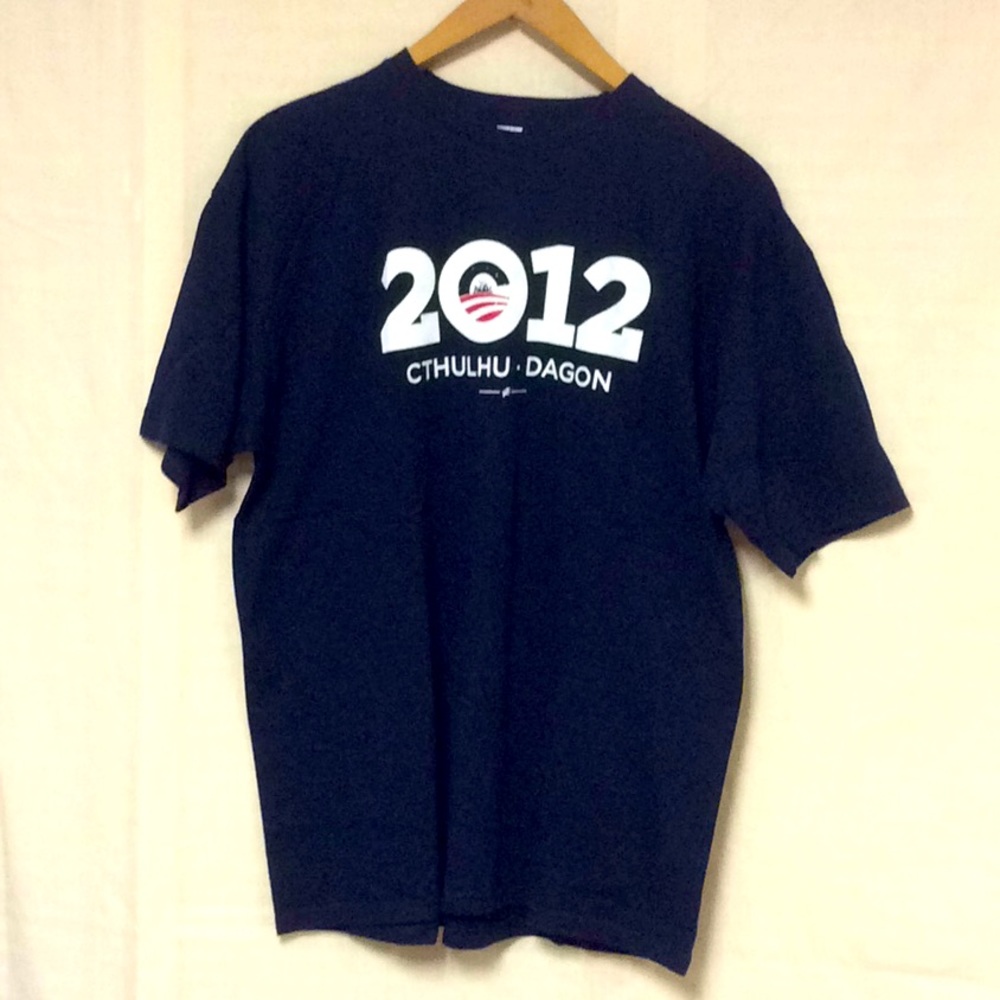 🐞 2012 Election T-Shirt Vote Cthulhu & Dagon